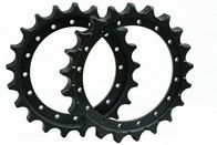 Schwarze Farbbagger-Sprocket Wheel Undercarriage-Teile