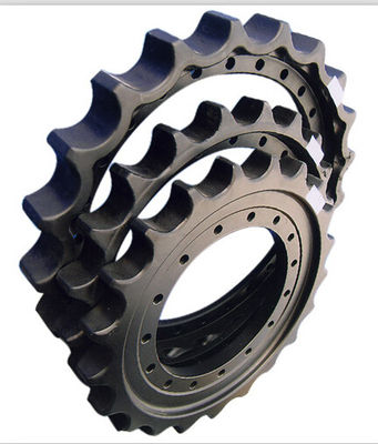 Schwarze Farbbagger-Sprocket Wheel Undercarriage-Teile